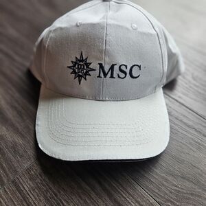 MSC Cruises White Baseball Hat